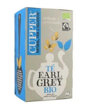 [G-TCA-018] Té Earl Grey BIO Cupper 40 g (20 bolsitas)