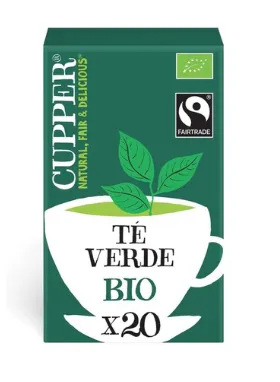 [G-TCA-019] Té Verde BIO Original Cupper 35 g (20 bolsitas)