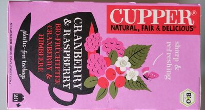 [G-TCA-024] Infusión Cranberry & Raspberry BIO Cupper 40 g (20 bolsitas)