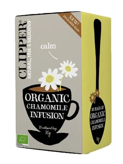 [G-TCA-026] Infusión Manzanilla Calming BIO Cupper 30 g (20 bolsitas)