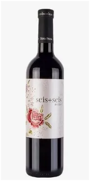 [G-VIN-057] Vino Seis+Seis Tinto Chinchilla 75 cl