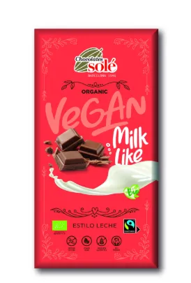 Chocolate Estilo Leche Eco Vegan 90g Chocolates Sole