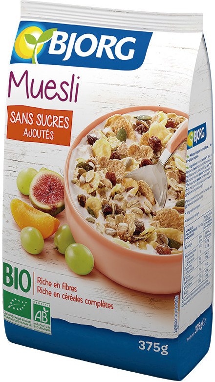 [G-BIO-036] Muesli de Frutas SinAzucar Bio 375g Bjorg