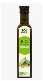 [G-ACE-039] Aceite de Semilla de Sesamo Bio 250ml Solnatural