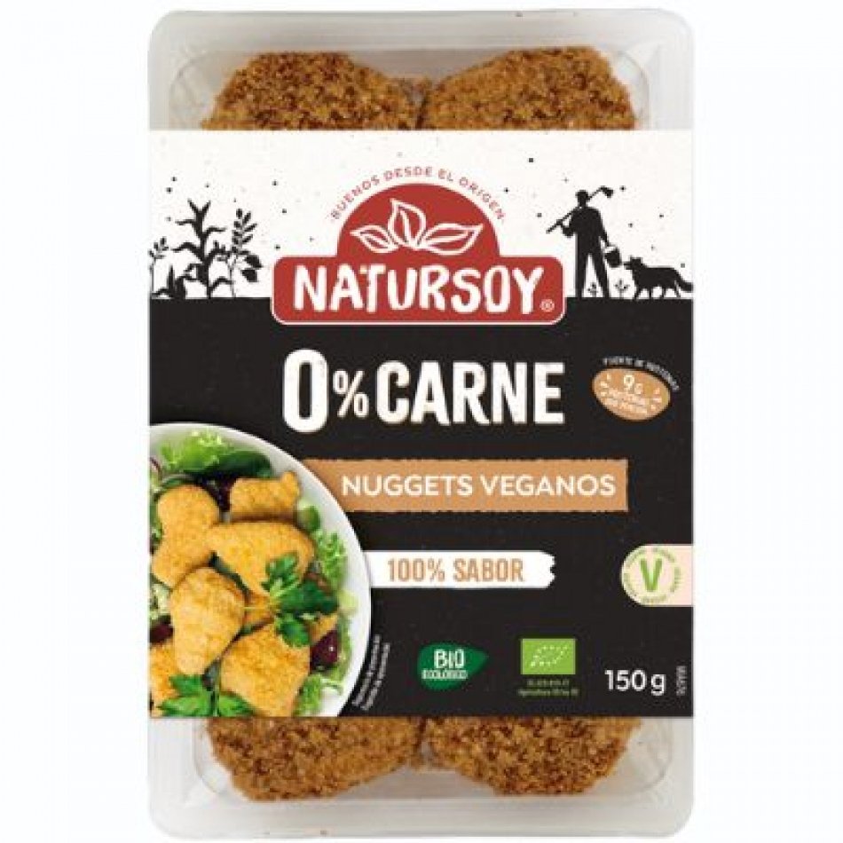 Nuggets Veganos 0% Carne 150gr Natursoy