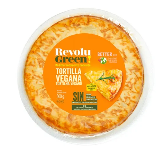 Tortilla de Patatas Vegana 500g Revolu Green