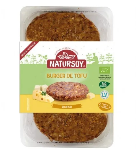 [G-VEG-012] Burger de Tofu y Queso Bio 150gr Natursoy