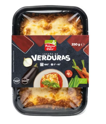 Lasaña de Verduras 250gr La Finestra sul Cielo