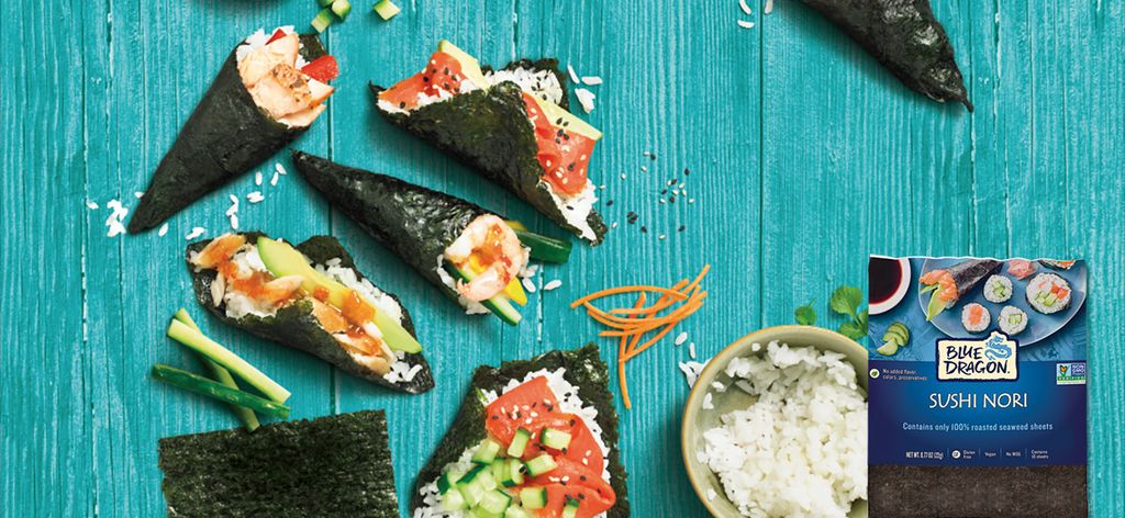 [G-CON-154] Sushi Nori Algas Vegan 11g Blue Dragon