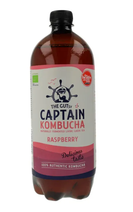 [G-BEB-073] Té Kombucha Frambuesa Bio 400ml Captain