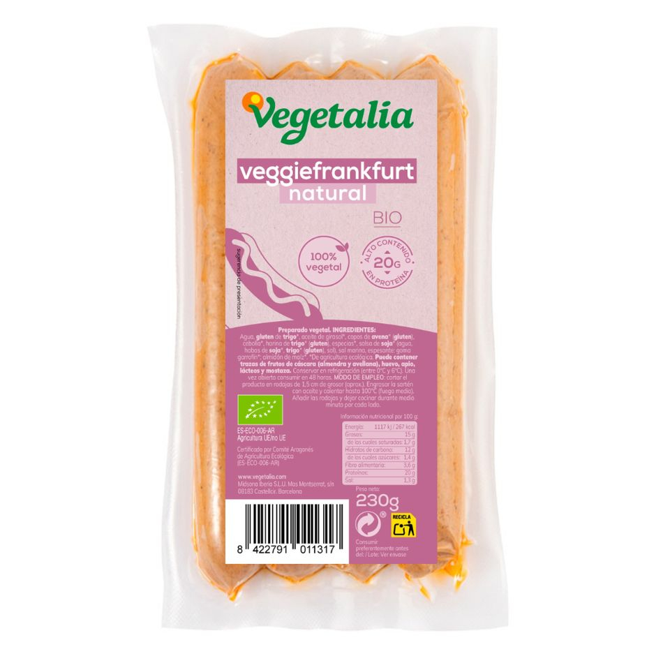 Salchiveg Frankfurt Bio (Jardín Bio) VEGETALIA
