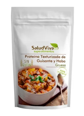 Proteina Gruesa de Haba y Guisante Texturizado Eco 150g Salud Viva