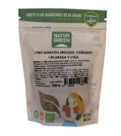 Semillas de Lino Cañamo Calabaza y Chia Bio 150g NaturGreen