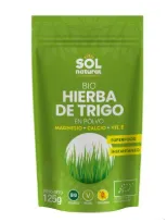 Hierba de Trigo en Polvo SinGluten Bio Vegan 125g Solnatural