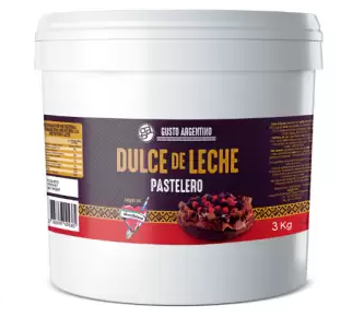 DULCE DE LECHE PASTELERO GUSTO ARGENTINO BALDE 5 kg