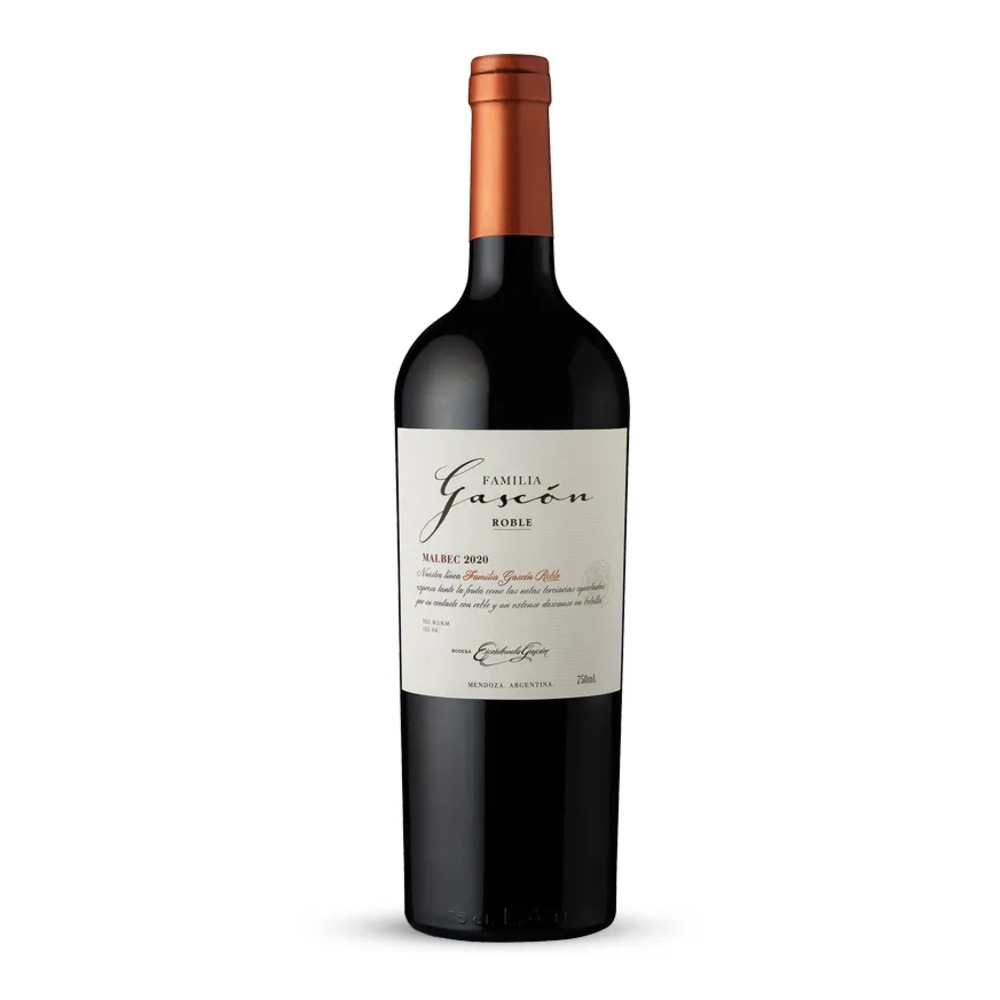 [G-VIN-092] VINO TINTO FAMILIA GASCON ROBLE MALBEC 750 ml