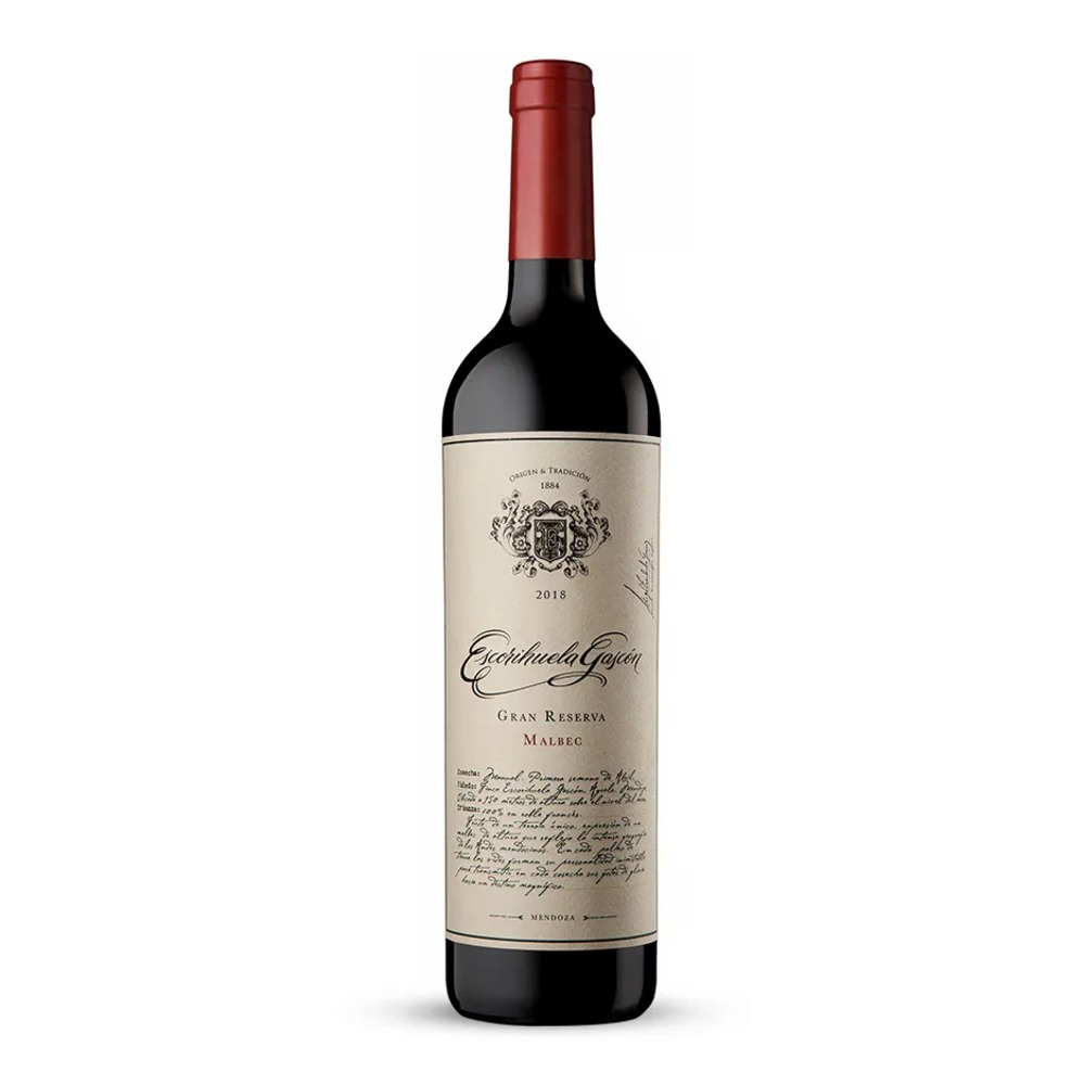[G-VIN-100] VINO TINTO ESCORIHUELA GRAN RESERVA MALBEC 750 ml