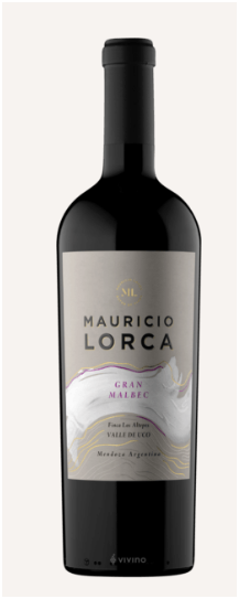 [G-VIN-119] VINO TINTO MAURICIO LORCA GRAN MALBEC 750 ml