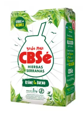 YERBA MATE CBSÉ HIERBAS SERRANAS 1 kg