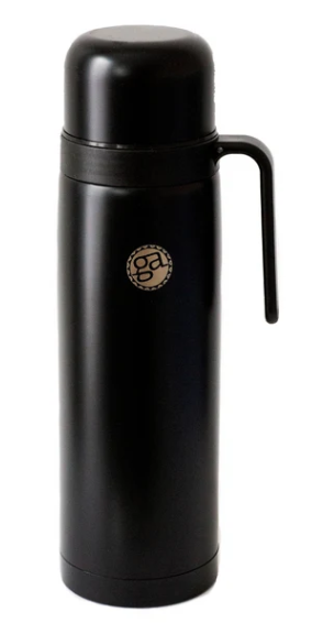 TERMO GUSTO ARGENTINO PICO MATE NEGRO 1 L