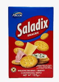 [G-ARG-077] GALLETAS SALADIX SNACKS 125 g